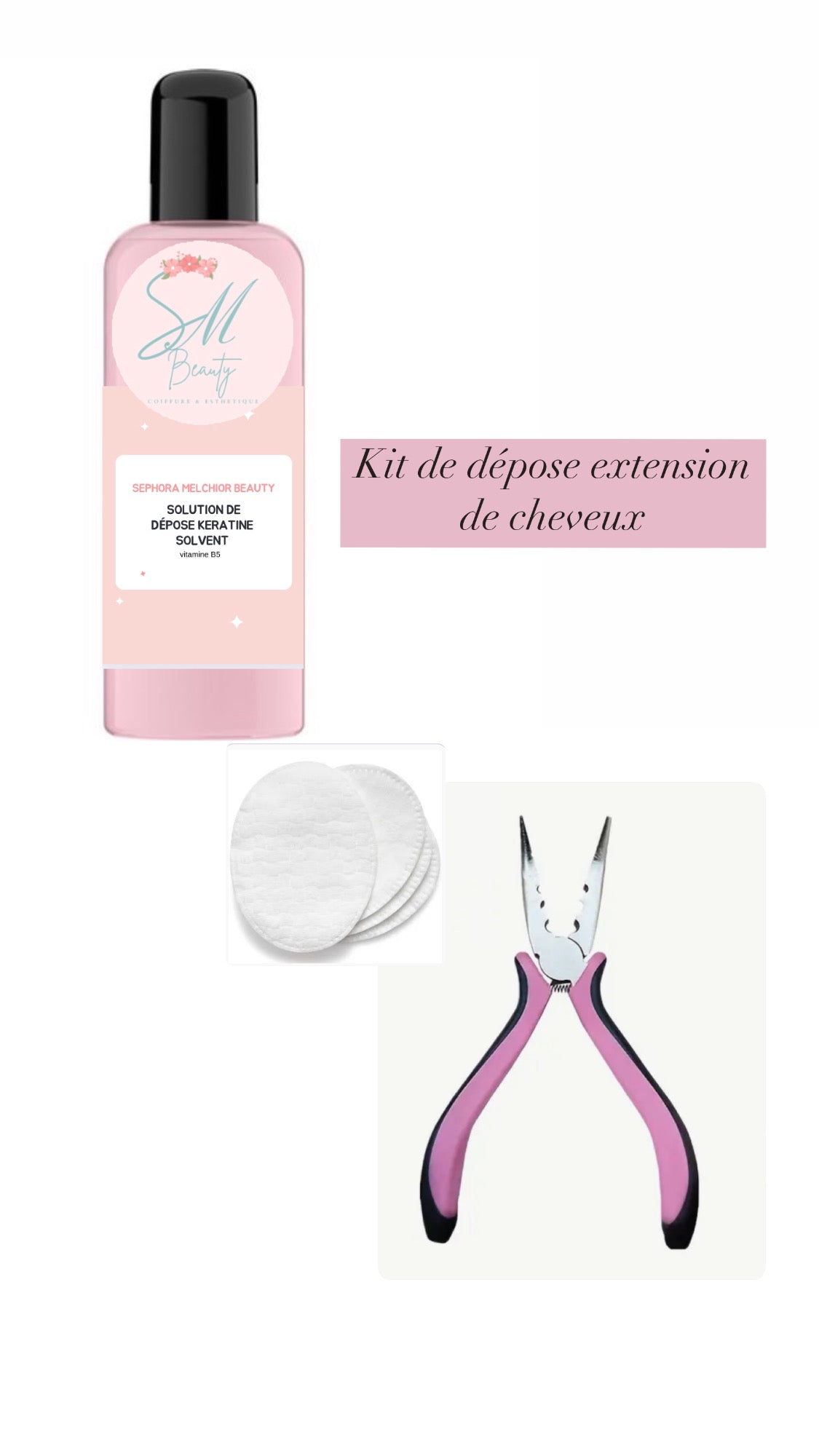 Kit dépose d’extension lire attentivement 🌸🧚🏻♀️ - Extension de cheveux Sephora melchior beauty