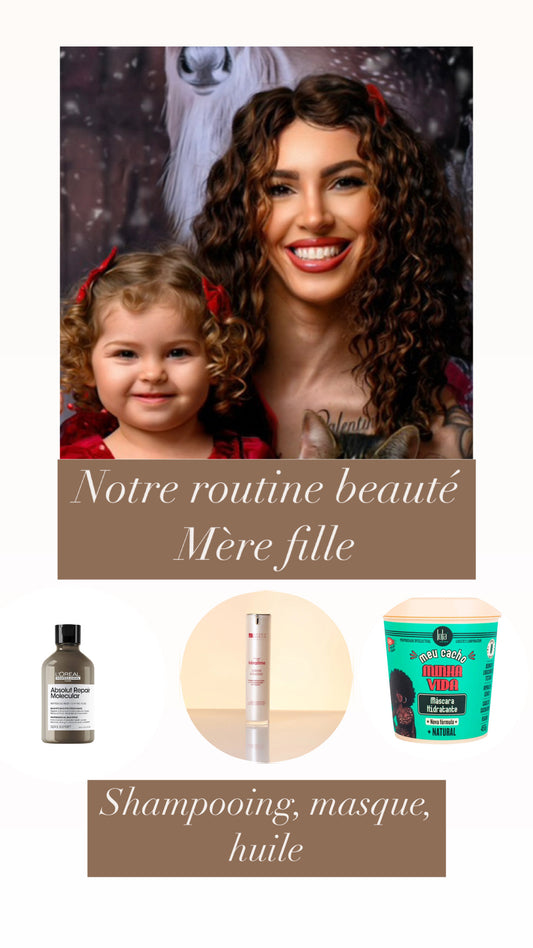 Routine capillaire cheveux en bonne santé