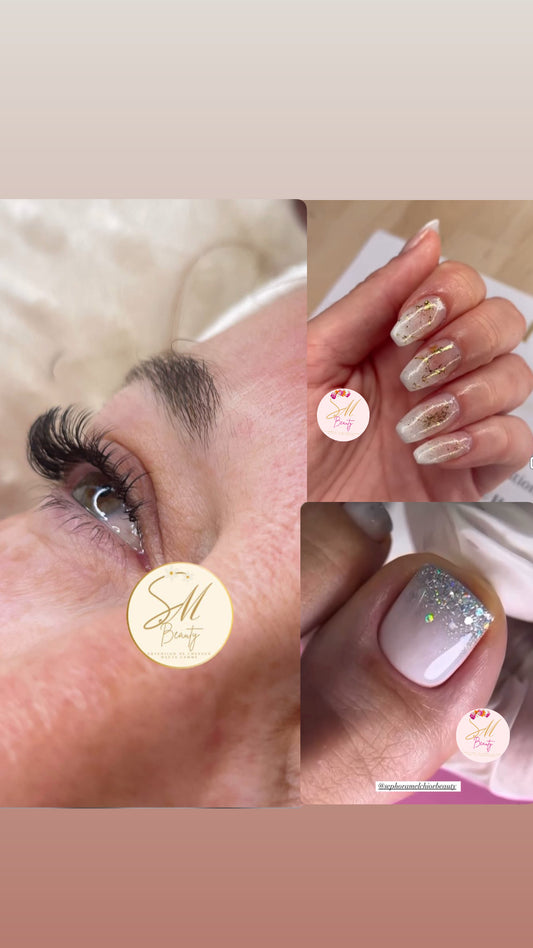 Forfait Extension de cils ongles, main et pieds minimaliste Forfaits mensuel aux choix.        9 mois - 12 mois ou unité